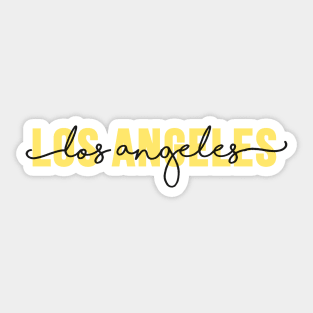 Los Angeles - Yellow Sticker